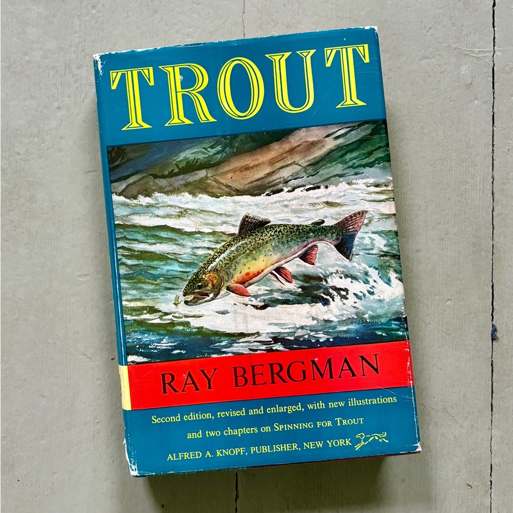 1965 Trout Ray Bergman Fisherman Fly Fishing Outdoors Fresh Water Fishing Flies
